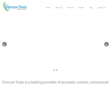 Tablet Screenshot of procuretools.com